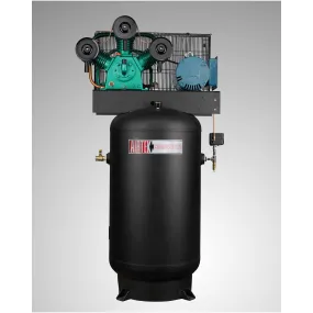 10 HP 80 Gallons Double Stage Vertical Electric Industrial Air Compressor