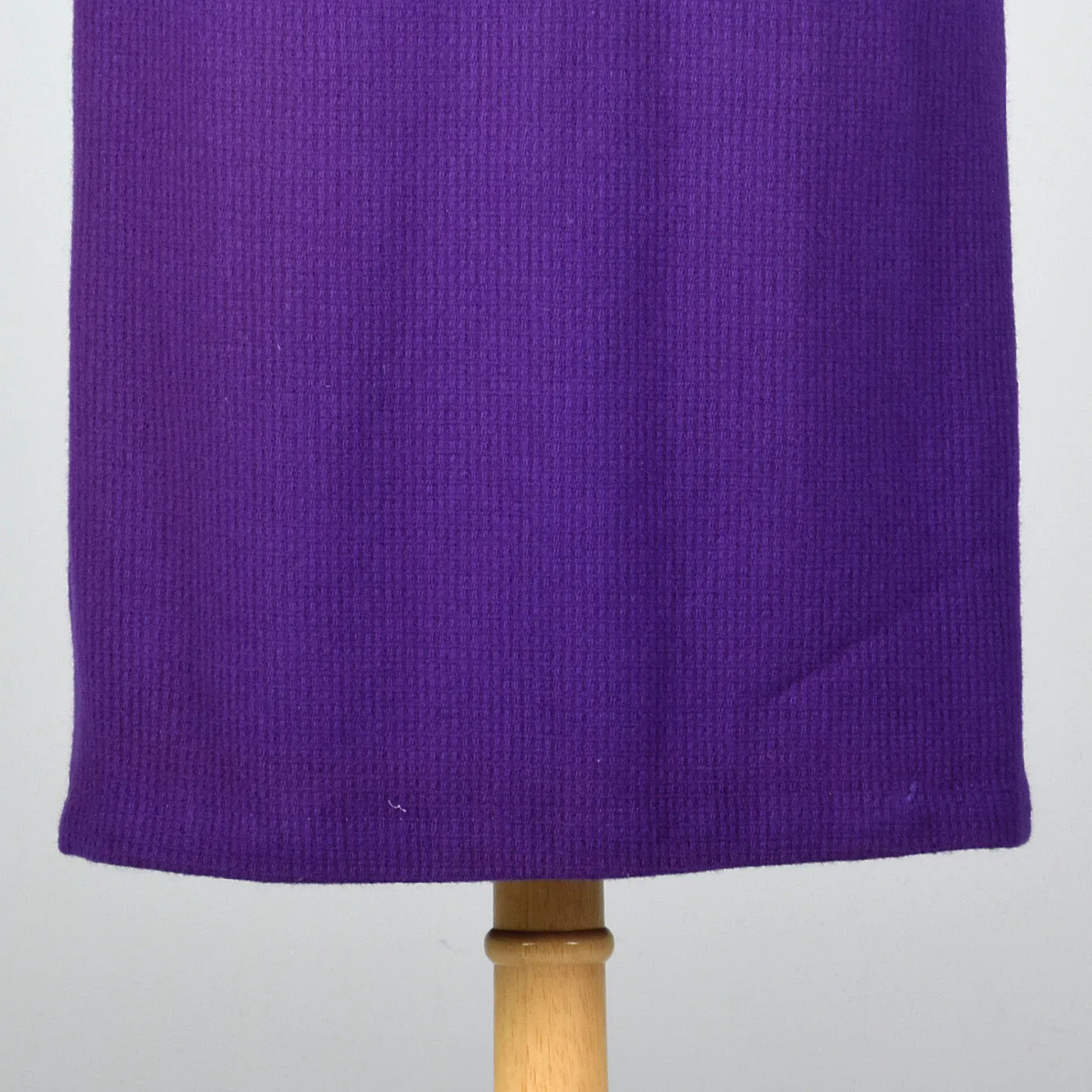 1950s Purple Knit Pencil Dress