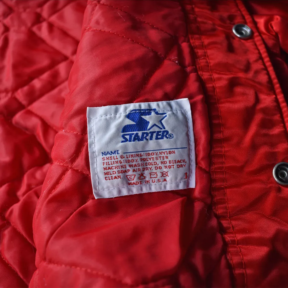 90’s STARTER “NHL Chicago Blackhawks” ナイロン アワードジャケット 230316