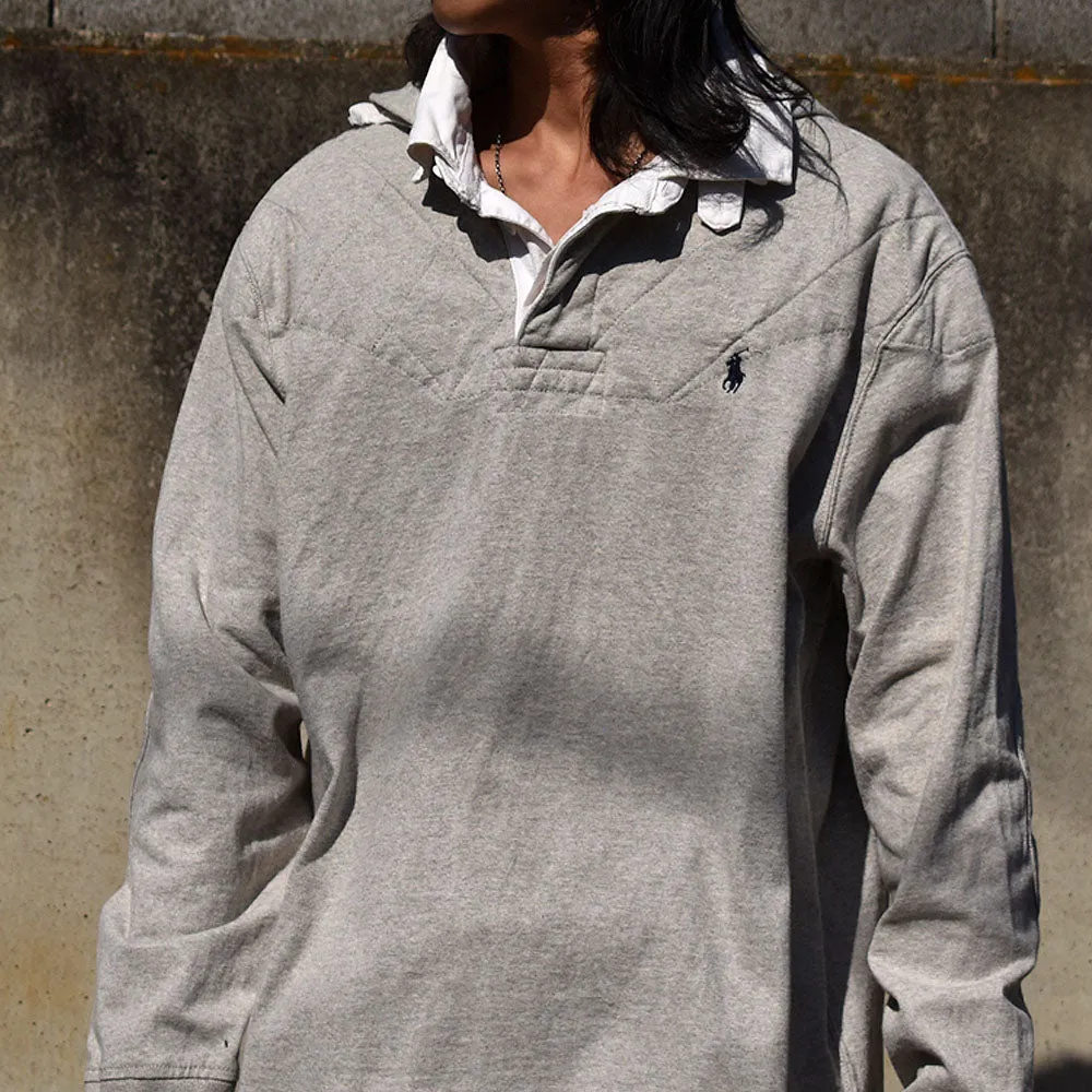 90's　Polo Ralph Lauren/ポロ ラルフローレン フード付き！ スウェット ラグビージャージ　230427