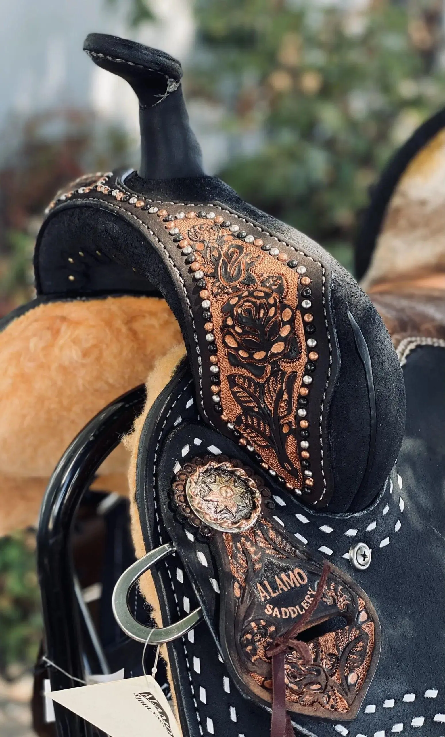 Alamo Saddlery 15" Black Beauty Barrel