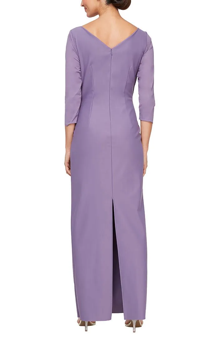 Alex Evenings 8134289 Long Formal Dress Sale