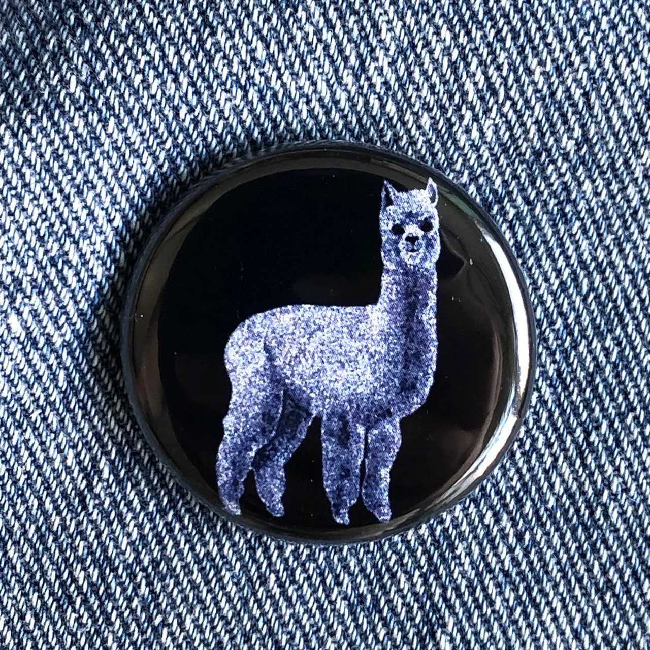 ALPACA BUTTON 1.25"