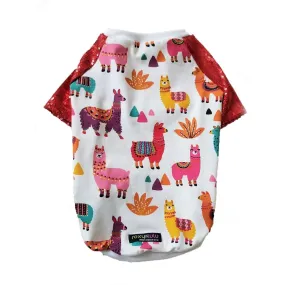 Alpaca Sequin Raglan Dog Tee