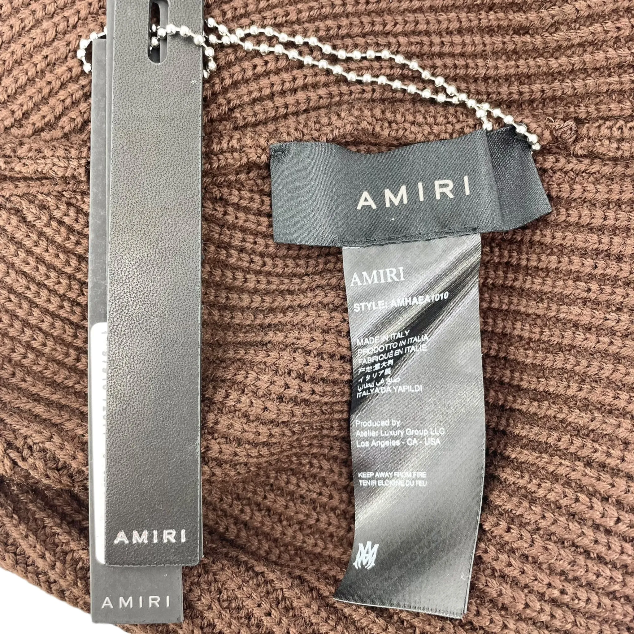 Amiri MA Beanie Brown