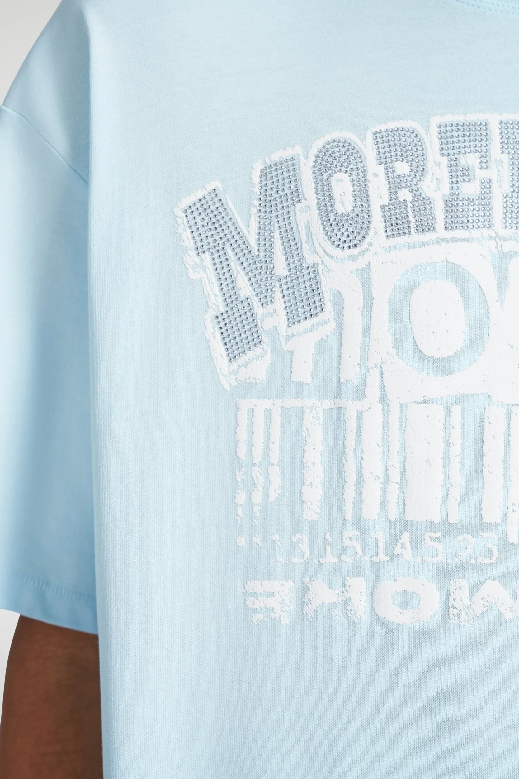 BASELESS BARCODE TEE ICY  FROST