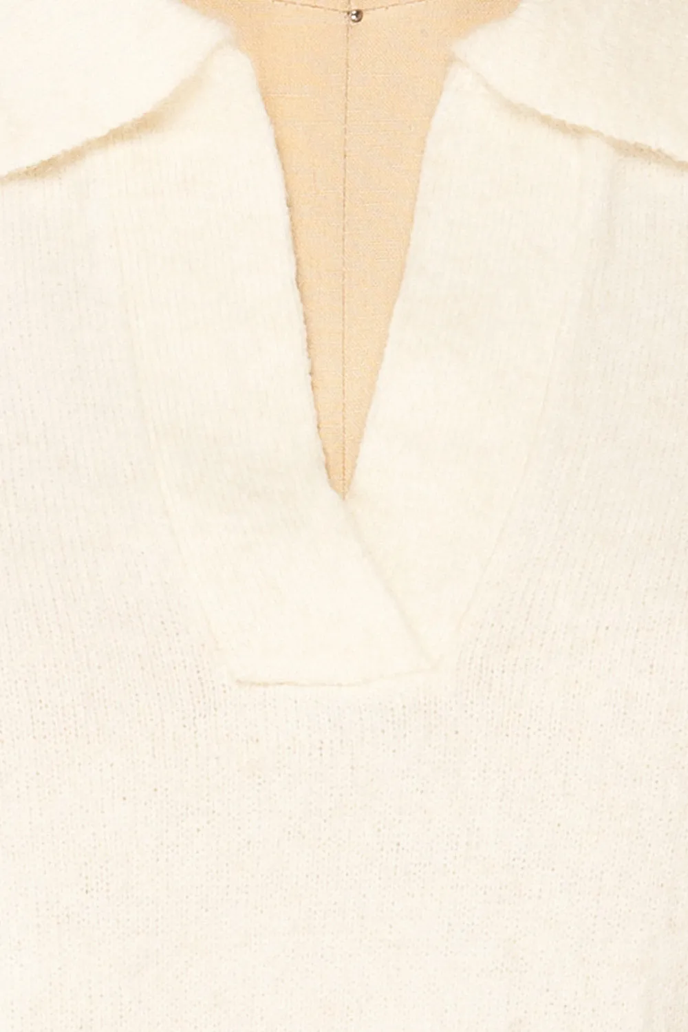 Benalmadena | Knit Sweater w/ Shirt Collar