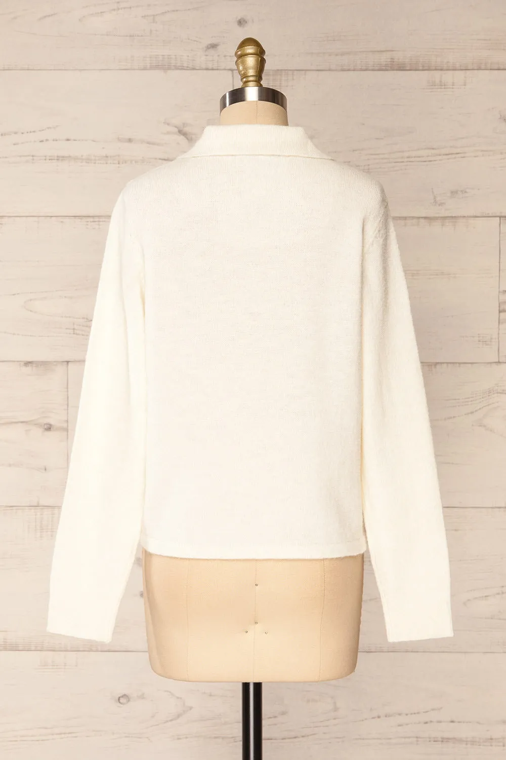 Benalmadena | Knit Sweater w/ Shirt Collar