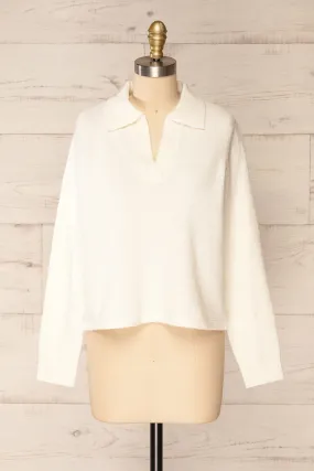 Benalmadena | Knit Sweater w/ Shirt Collar