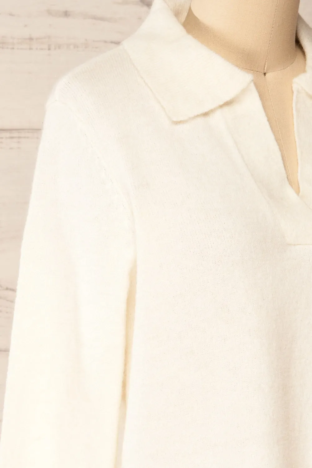 Benalmadena | Knit Sweater w/ Shirt Collar