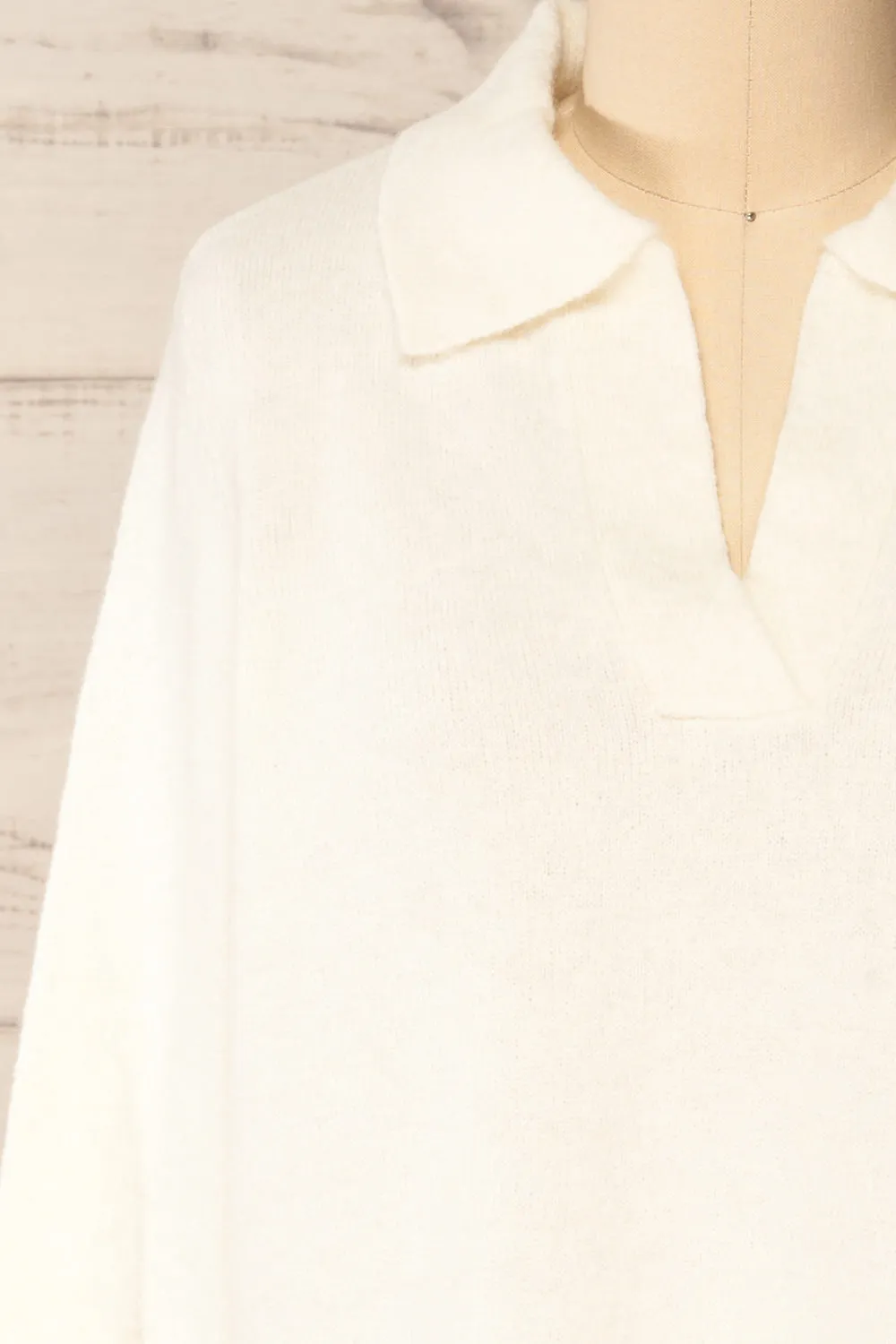 Benalmadena | Knit Sweater w/ Shirt Collar