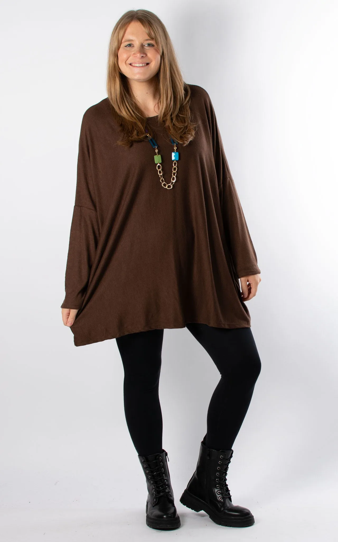 Beth Thin Knit | Chocolate