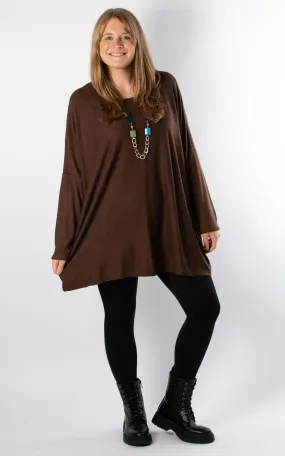 Beth Thin Knit | Chocolate