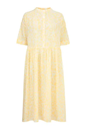 Blake Dress - Yellow Leo - SILK