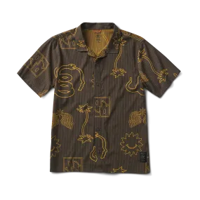 Bless Up Trail Button Up Shirt - Kaffa