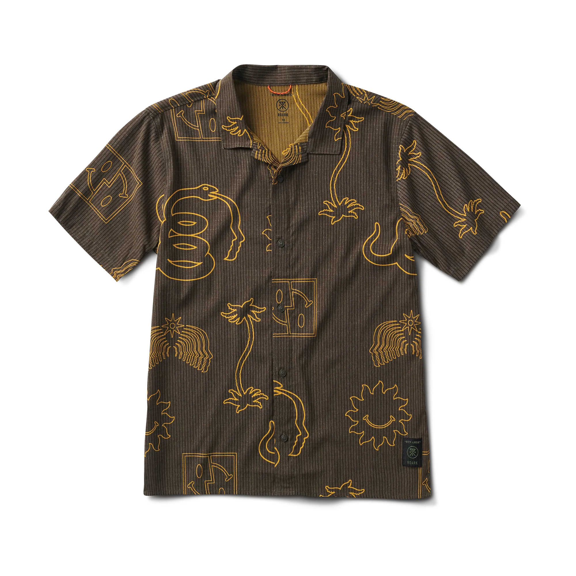 Bless Up Trail Button Up Shirt - Kaffa