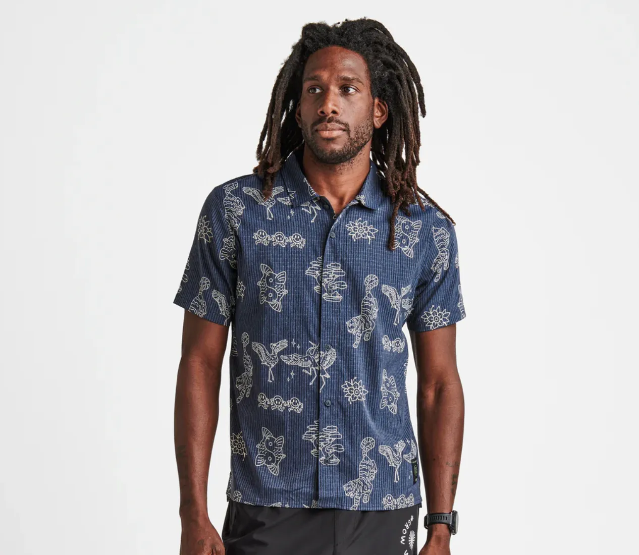 Bless Up Trail Shirt - Dark Navy