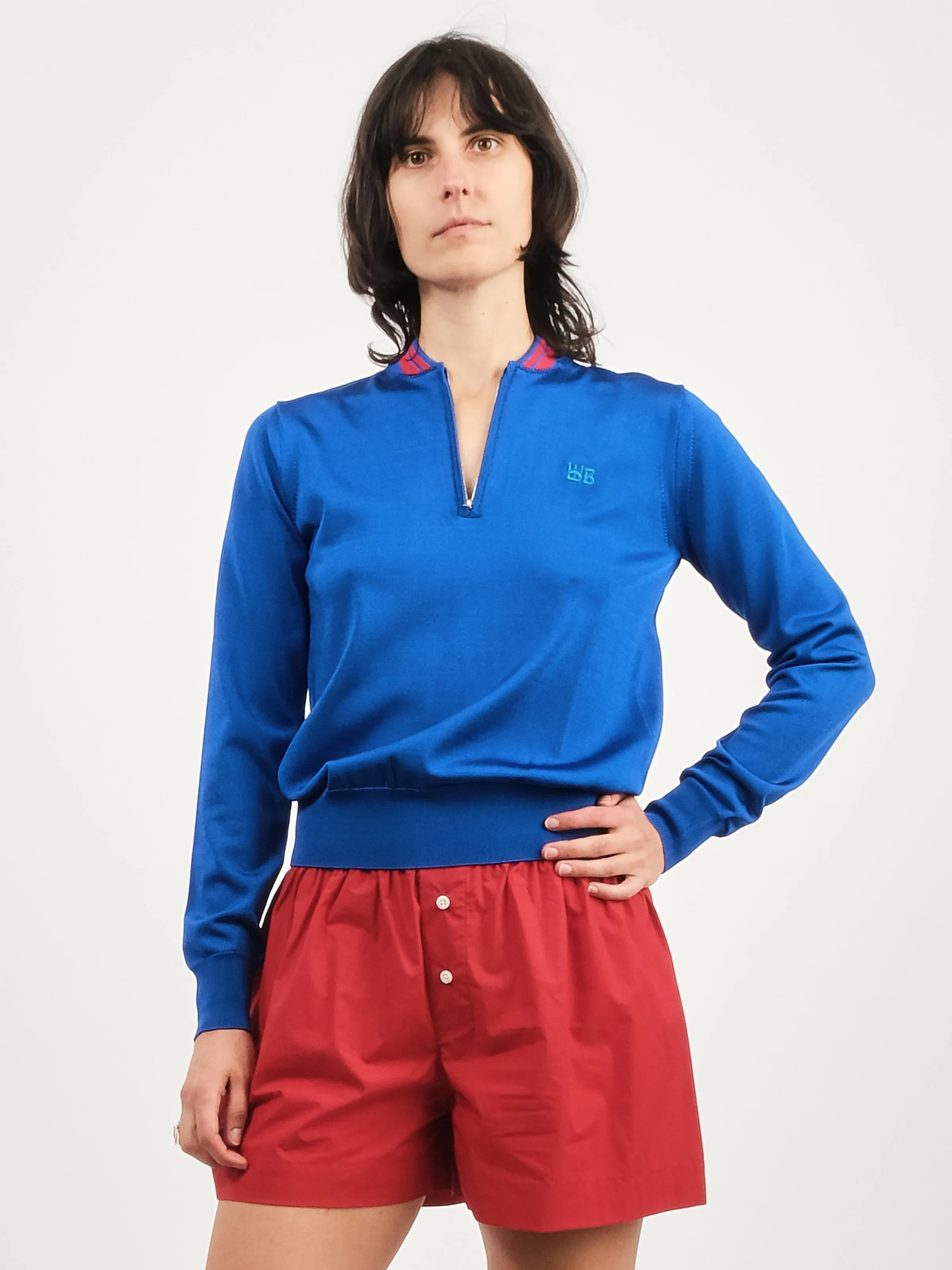 Blue Day Knit Top