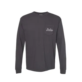 Boston Scally The 10-Year Anniversary Long Sleeve Pocket Tee T-Shirt - Black