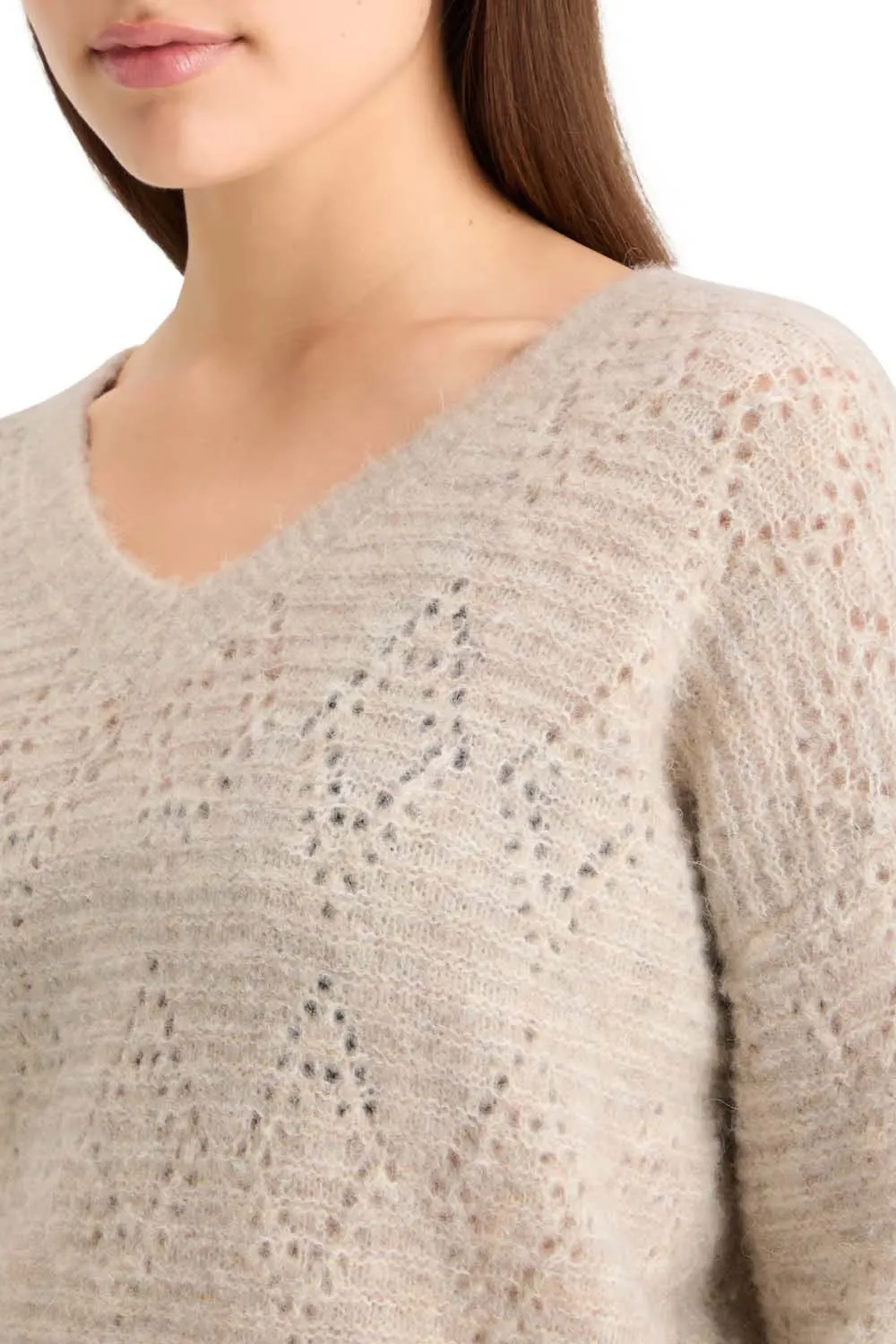BOUCLE V NECK PO