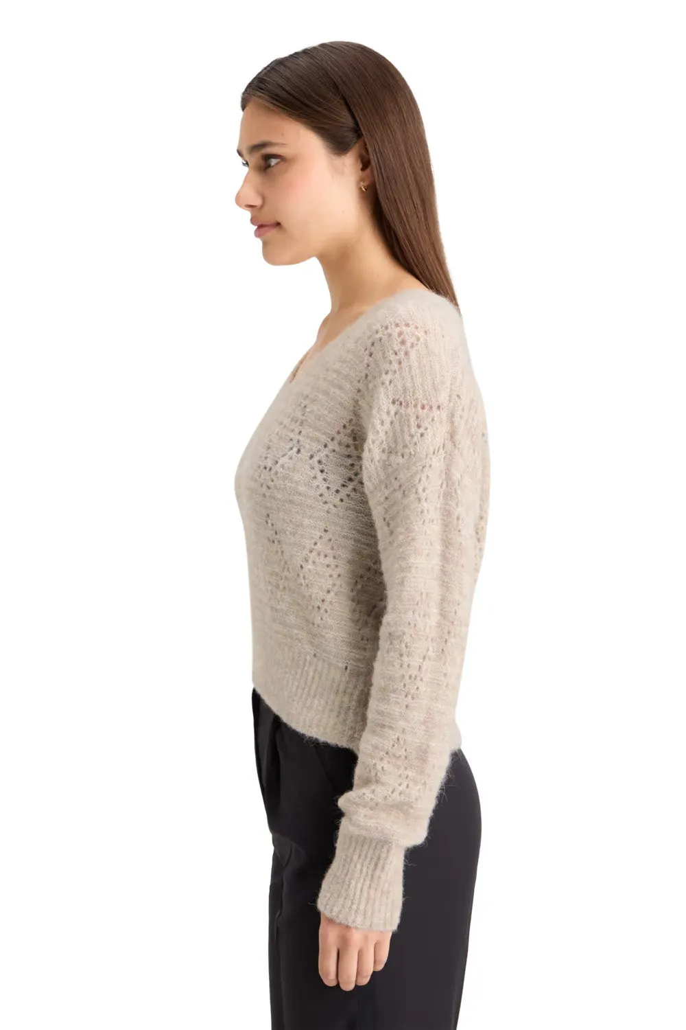 BOUCLE V NECK PO