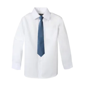 Boys' Customizable Cotton Blend Dress Shirt and Tie Set - Customer's Product with price 23.95 ID qPcAMfv3nNREmLaKS9bUKDTY