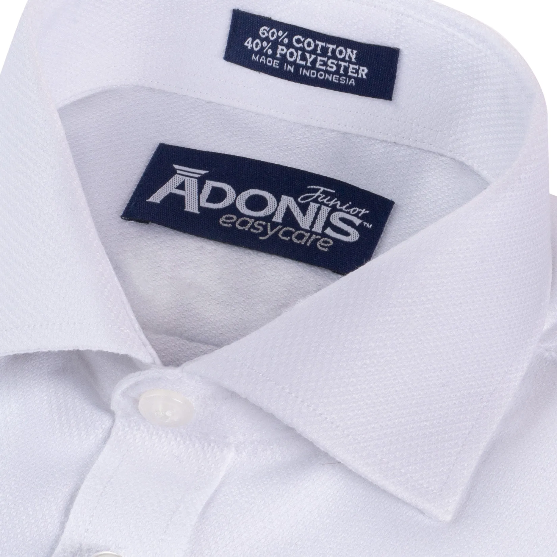 Boys Husky Fit Easy Care "New Diamond Pattern" French Cuff Dress Shirt
