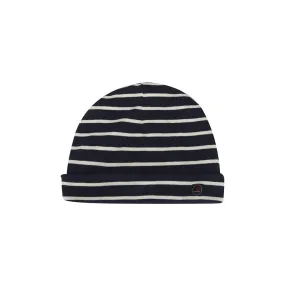 Breton Striped Beanie - SR Navy/Ecru
