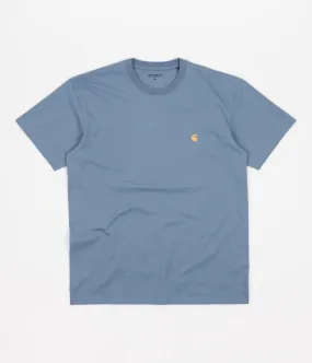 Carhartt Chase T-Shirt - Icy Water / Gold