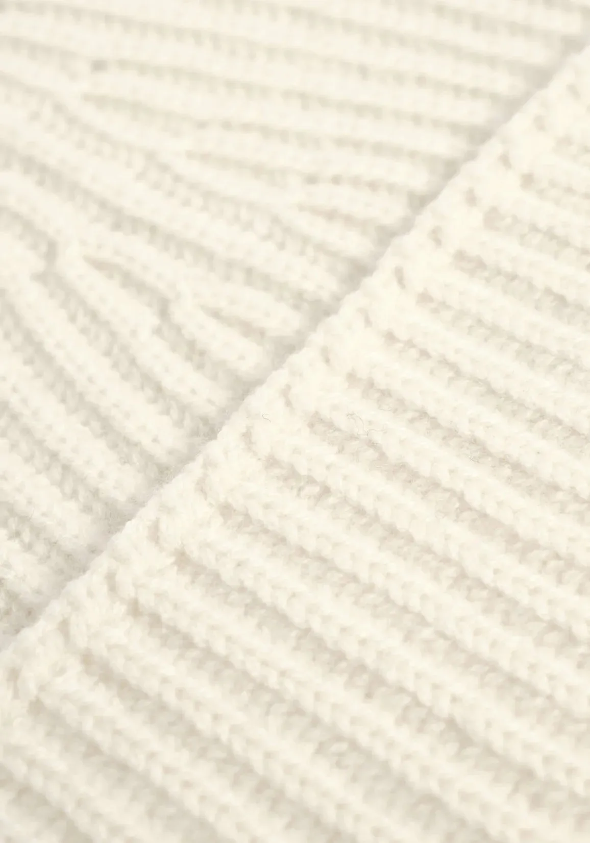 Cashmere Ribbed Beanie