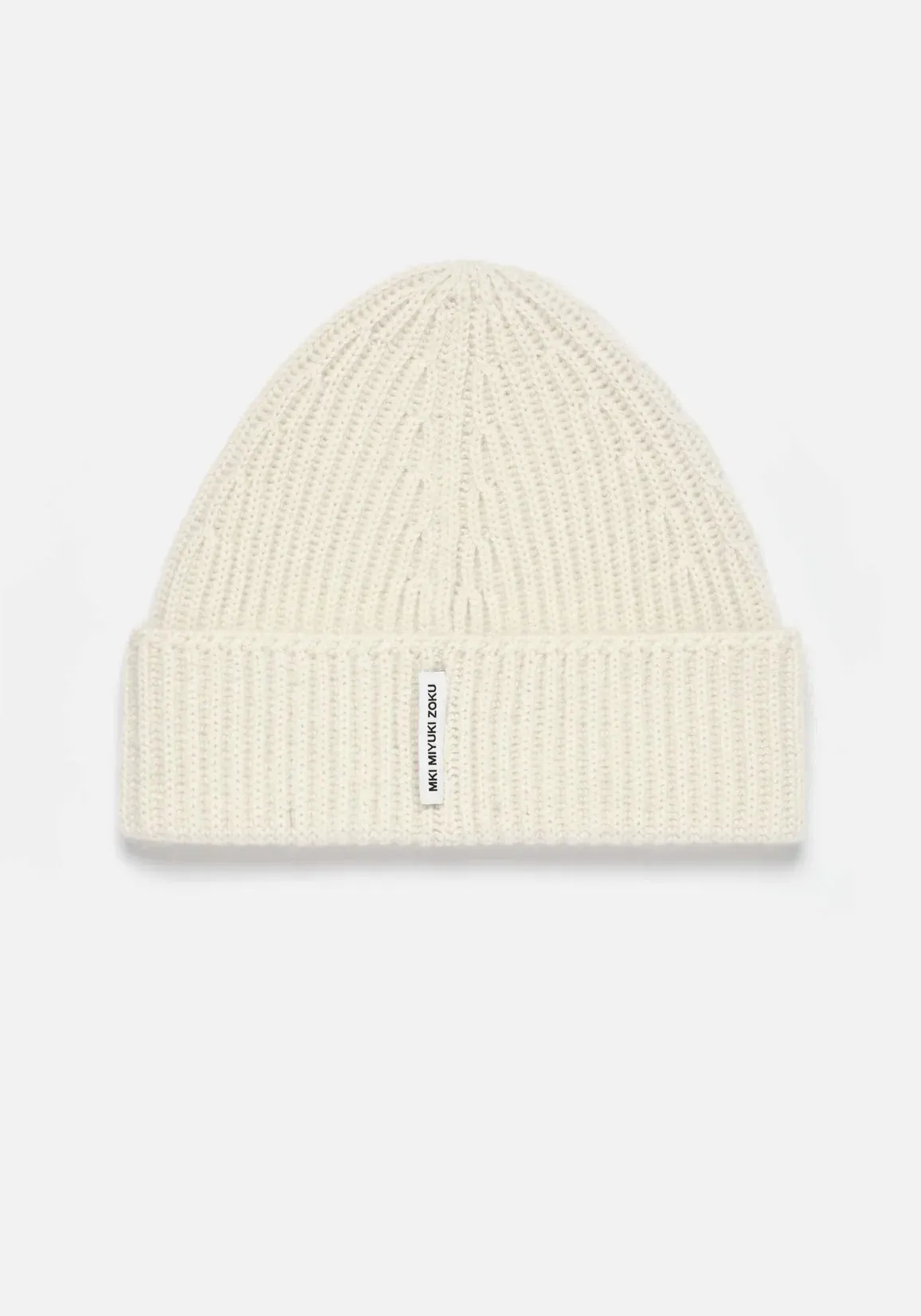 Cashmere Ribbed Beanie