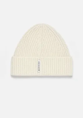 Cashmere Ribbed Beanie