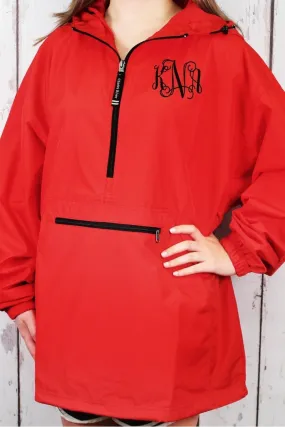 Charles River Lightweight Rain Pullover, Red *Customizable! (Wholesale Pricing N/A)