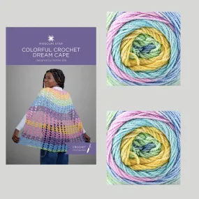 Colorful Crochet Dream Cape - Summer Bouquet Crochet Kit
