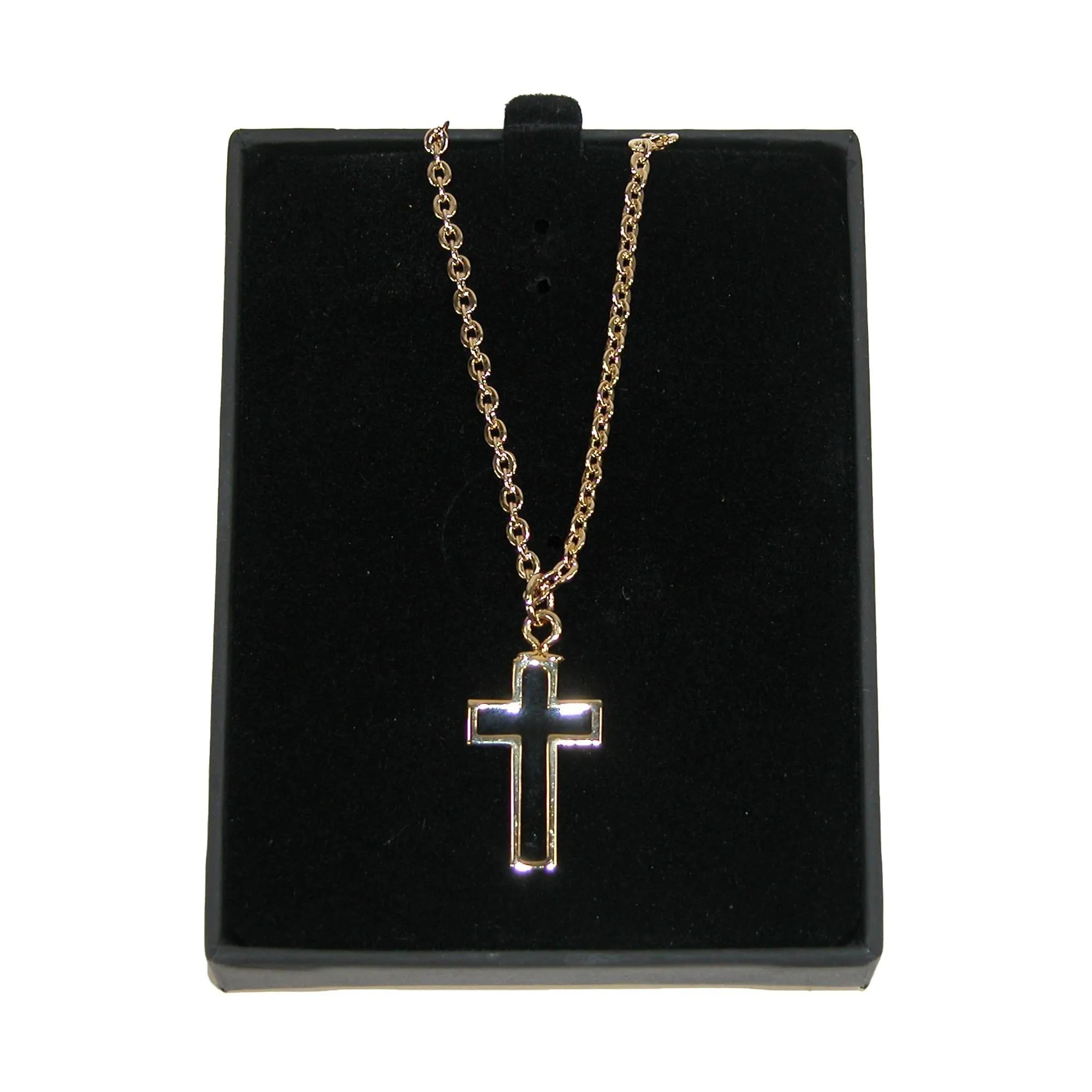 Competition Inc. Men's Cross Pendant Tie Chain