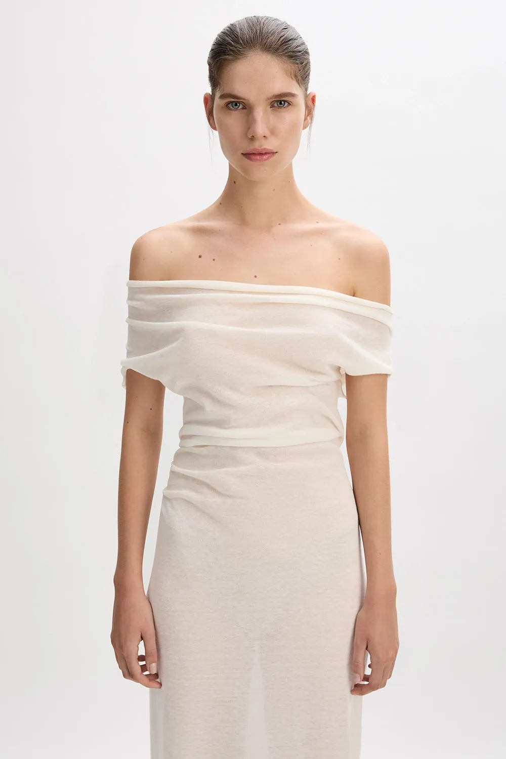 Cotton Cashmere Glove Dress