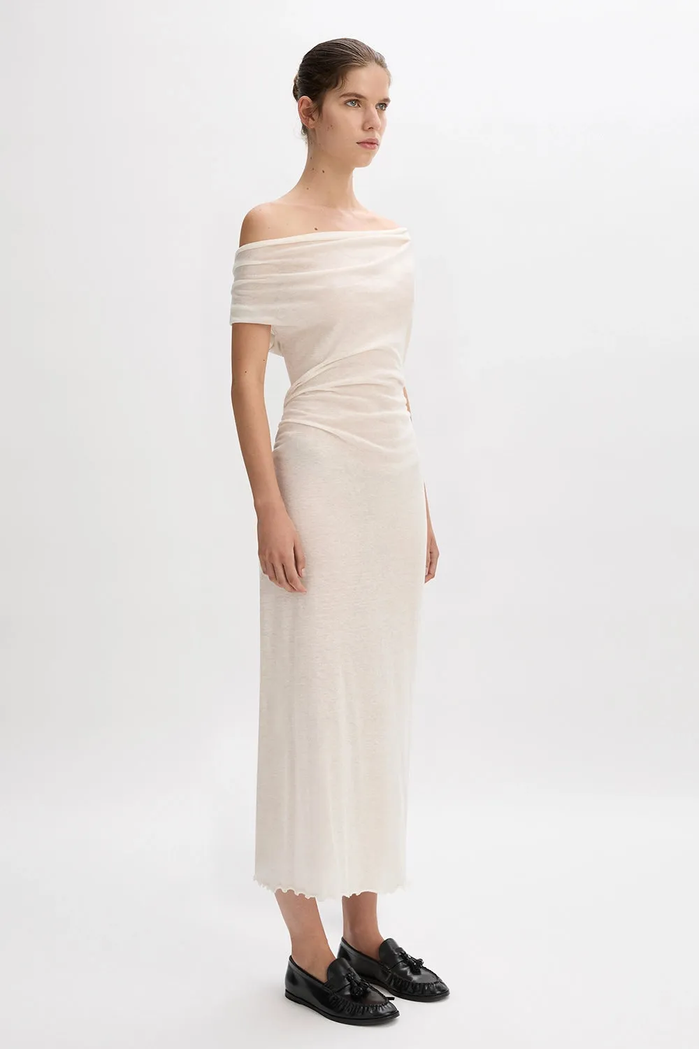 Cotton Cashmere Glove Dress