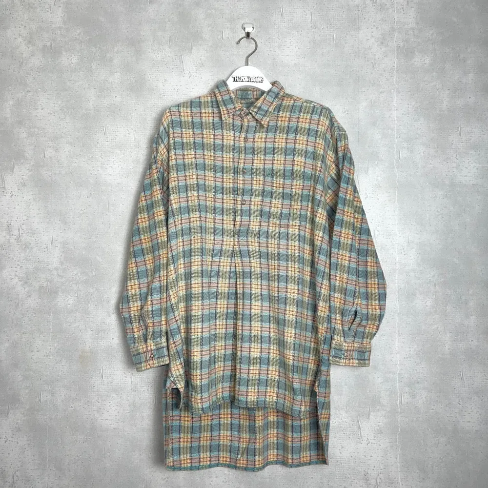 COTTON  FLANNEL GRANDPA P/O SHIRT