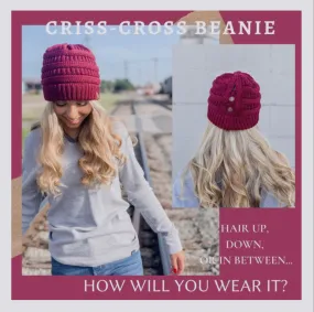 Criss Cross Beanie (Authentic CC)