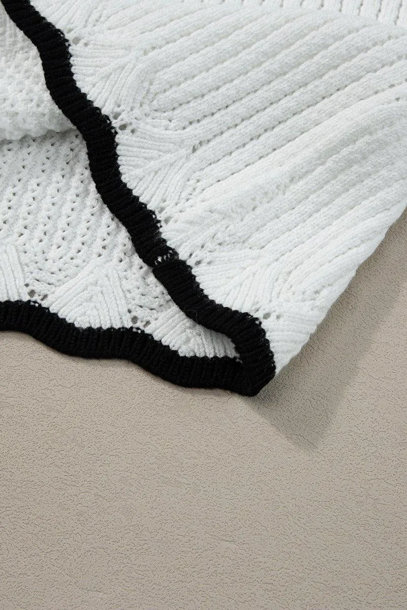 Crochet Chic Flounce Tank Top