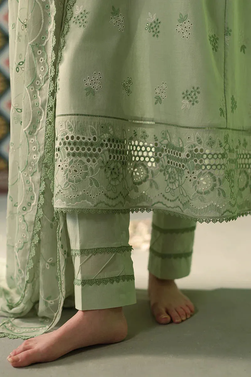 Cross Stitch | Chikankari Lawn | ICY MINT
