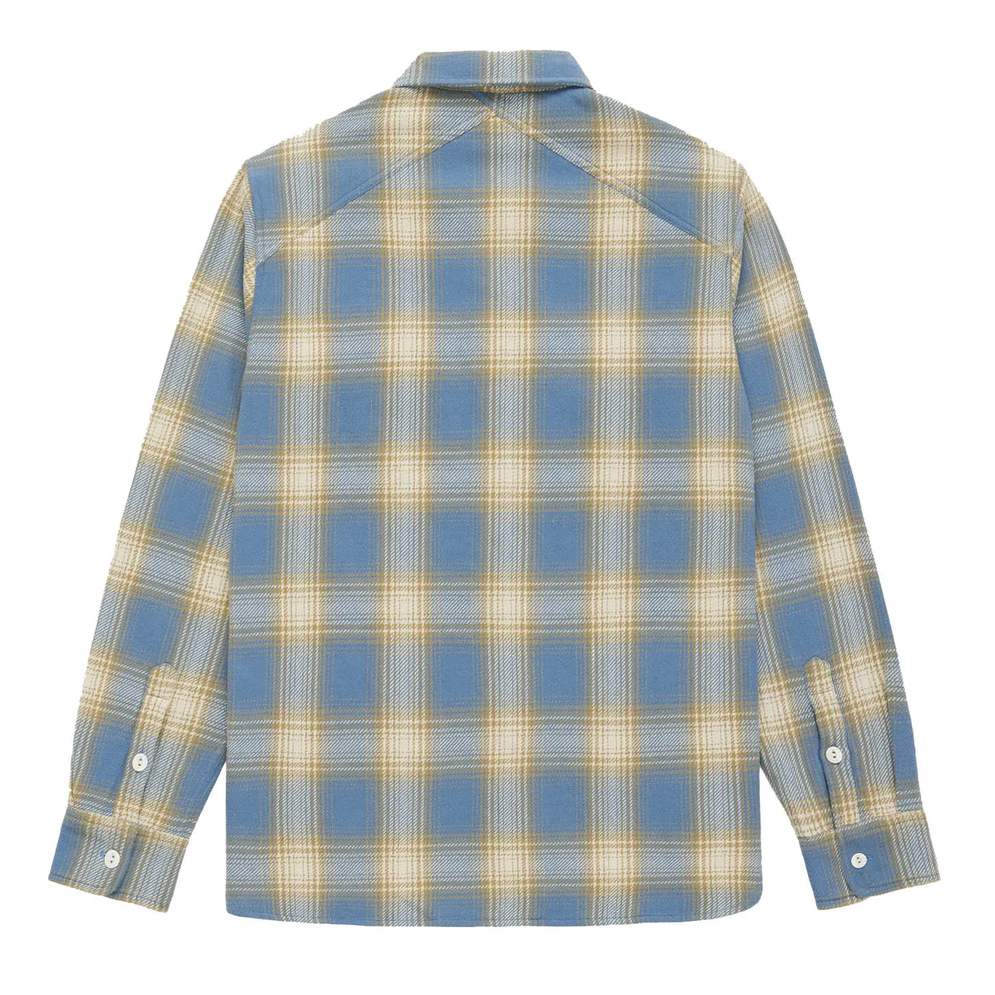 Crosscut Flannel Shirt - Powder Blue Plaid