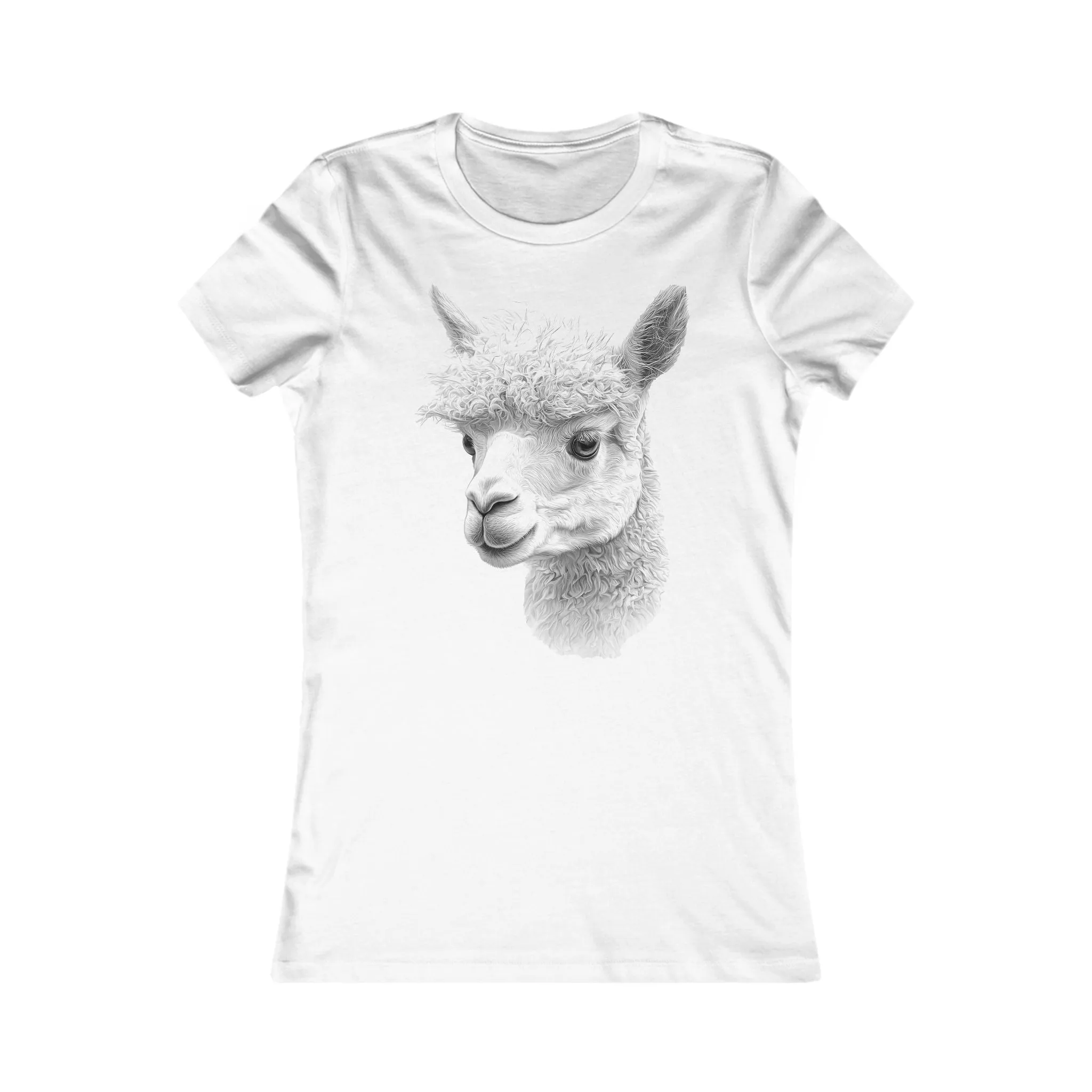 Cute Alpaca 2 - Women's Favorite Tee - Fun & Stylish Casual Shirt UK