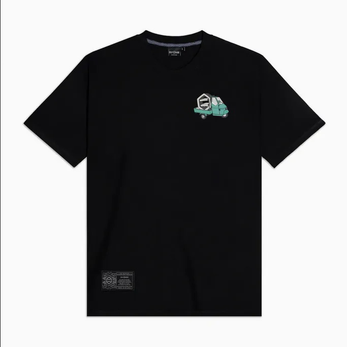 Dolly Noire T-shirt manica corta Tre Ruote Tee ts110-ta-01 nero