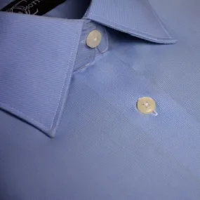 Dress Shirt Sky Blue Dobby Self Stripe