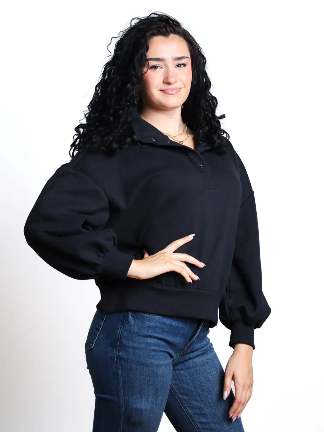 Dressed To Chill Pocket Half-Zip Pullover- Final Sale