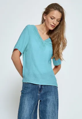 DSMila Blouse - Angel Blue