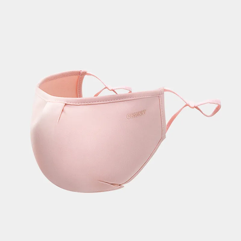 Dual-Use Warm Face Cover Mask with Adjustable Button