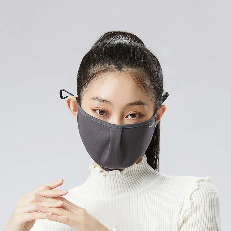 Dual-Use Warm Face Cover Mask with Adjustable Button