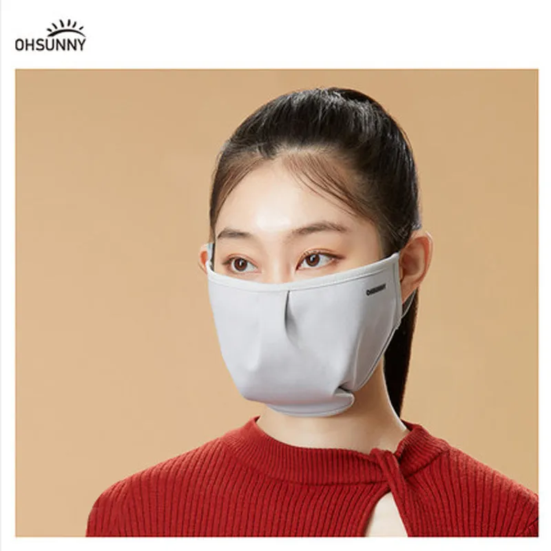 Dual-Use Warm Face Cover Mask with Adjustable Button